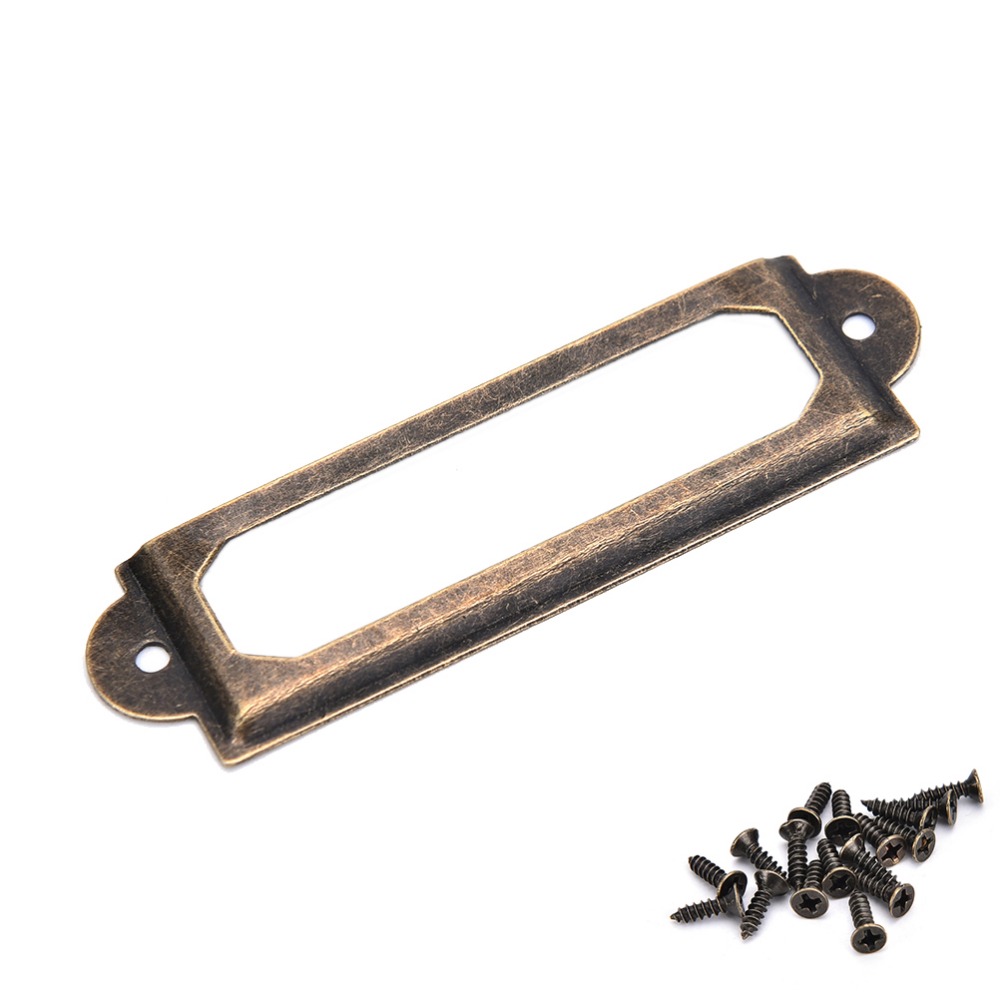 50Pcs Antique Brass Metal Labe - огляд і ціна Furniture Hardware Names