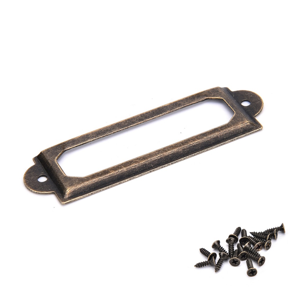 50Pcs Antique Brass Metal Labe - огляд і ціна Furniture Hardware Names