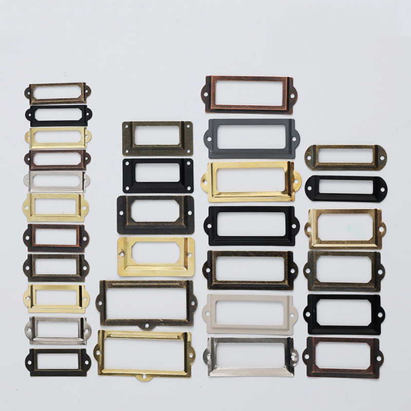 Vintage Label Holder Antique L - огляд і ціна Furniture Hardware Names