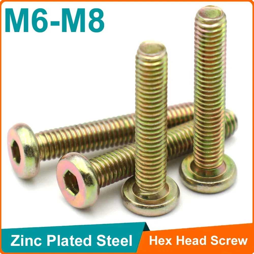 6PCS/lot M6 M8 Zinc-Plated Fla - огляд і ціна Furniture Hardware Lowes
