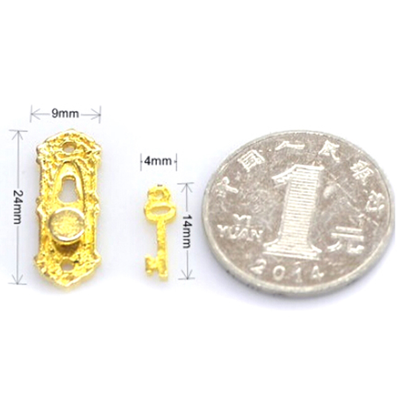 1:12 4PCS Metal Door Knocker S - огляд і ціна Furniture Hardware Fitting