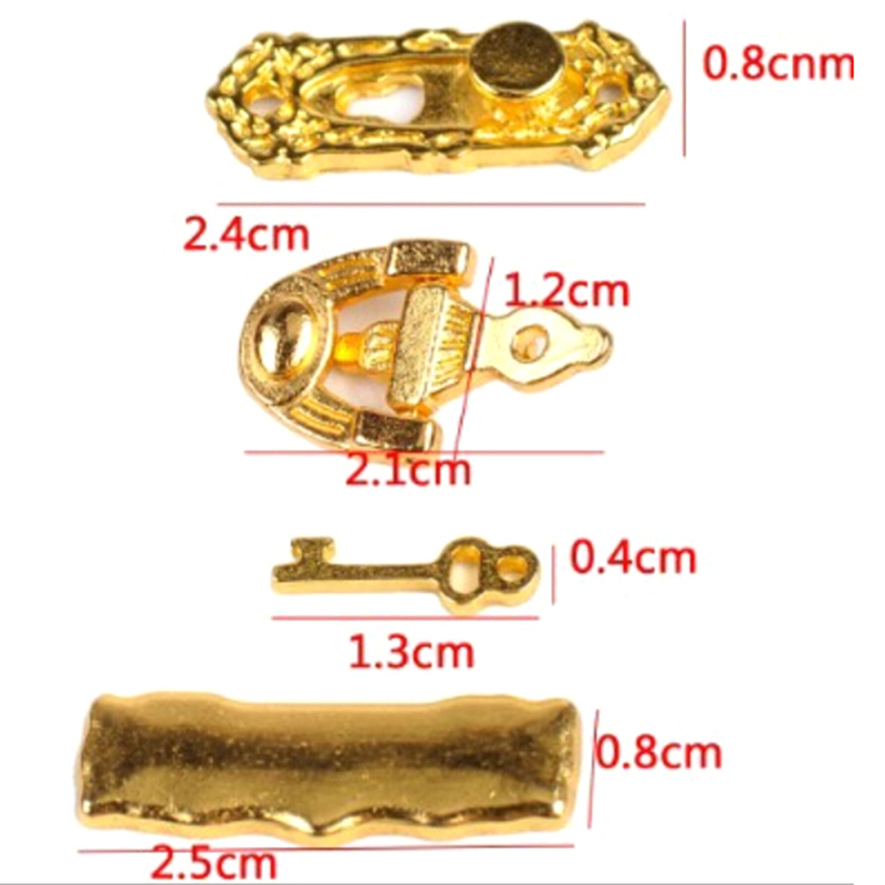 1:12 4PCS Metal Door Knocker S - огляд і ціна Furniture Hardware Fitting