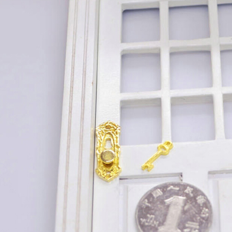1:12 4PCS Metal Door Knocker S - огляд і ціна Furniture Hardware Fitting