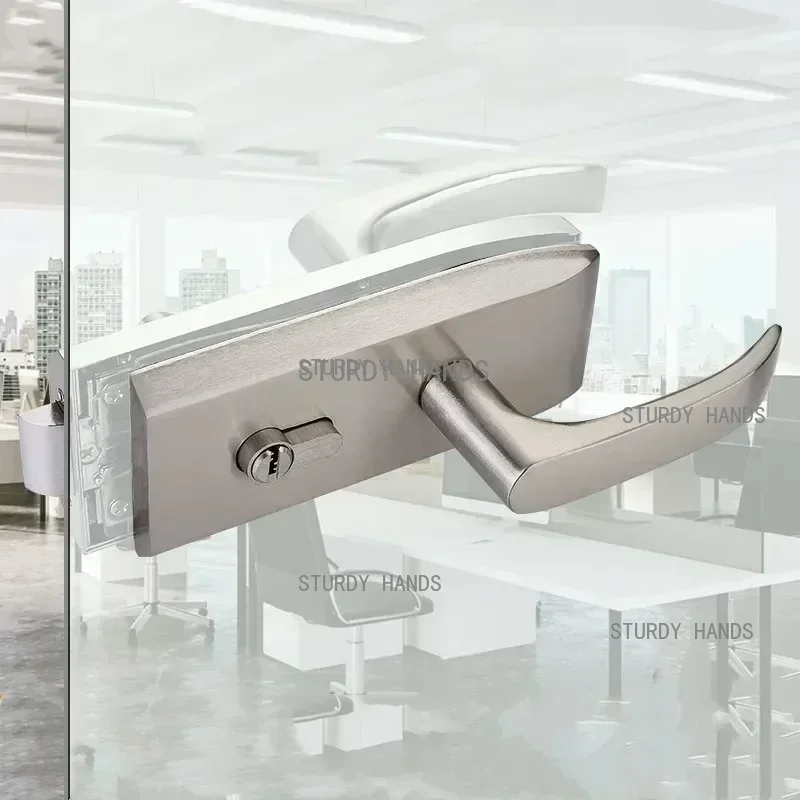Office Glass Door Lock Bathroo - огляд і ціна Furniture Hardware Fitting