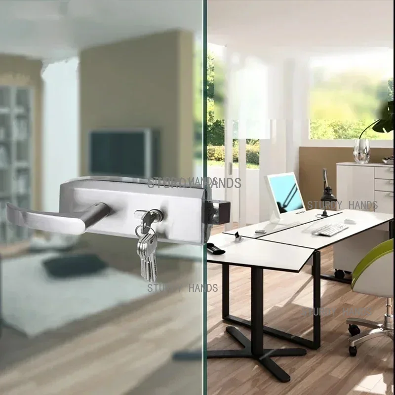 Office Glass Door Lock Bathroo - огляд і ціна Furniture Hardware Fitting