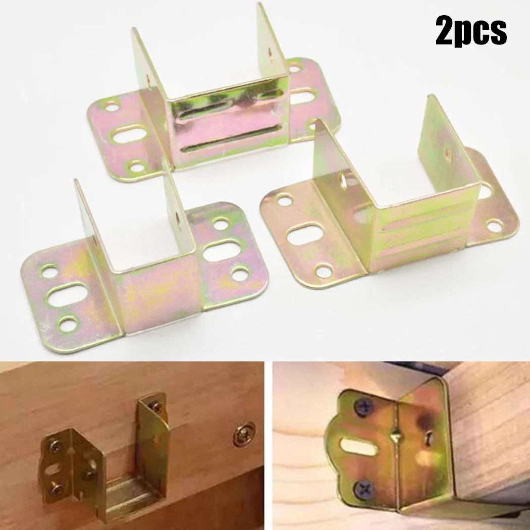 2pcs U Shaped Metal Bed Bracke - огляд і ціна Furniture Hardware Manufacturer