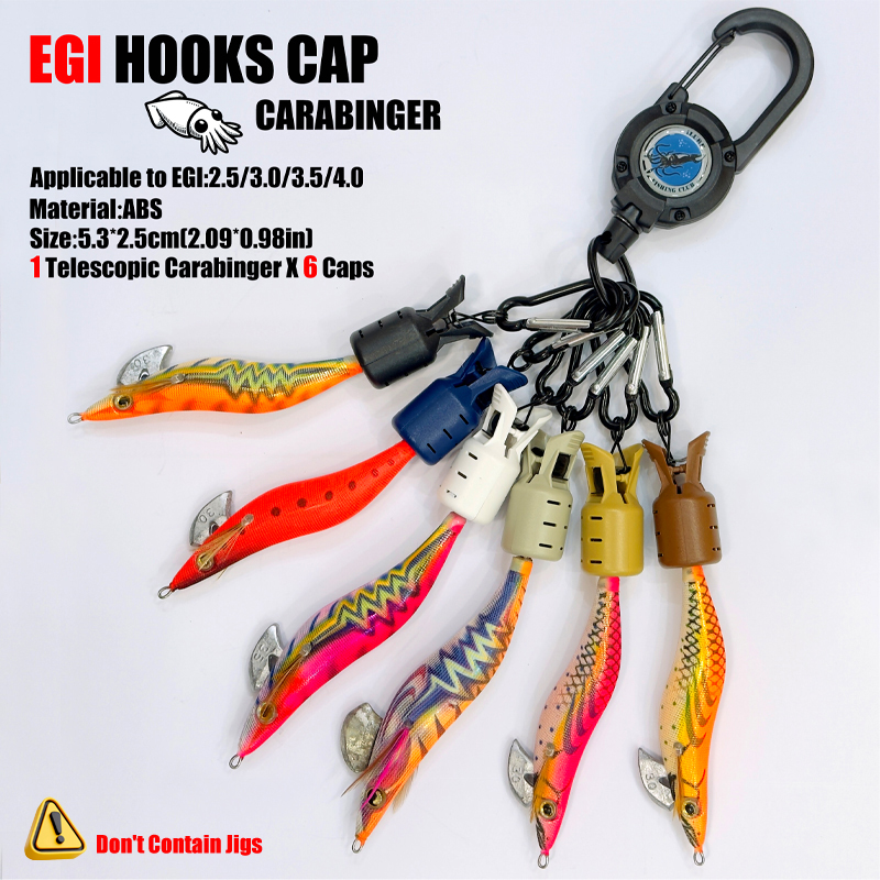 Squid Jig Hook Caps and Carabi - огляд і ціна Furniture Hardware Jig