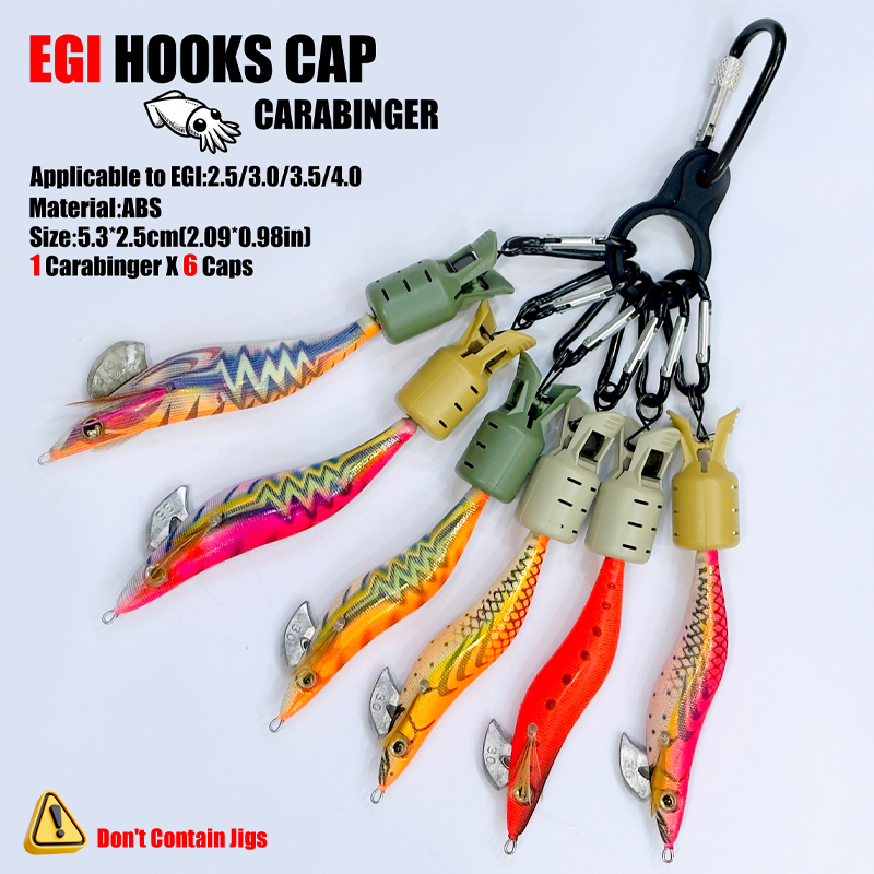Squid Jig Hook Caps and Carabi - огляд і ціна Furniture Hardware Jig