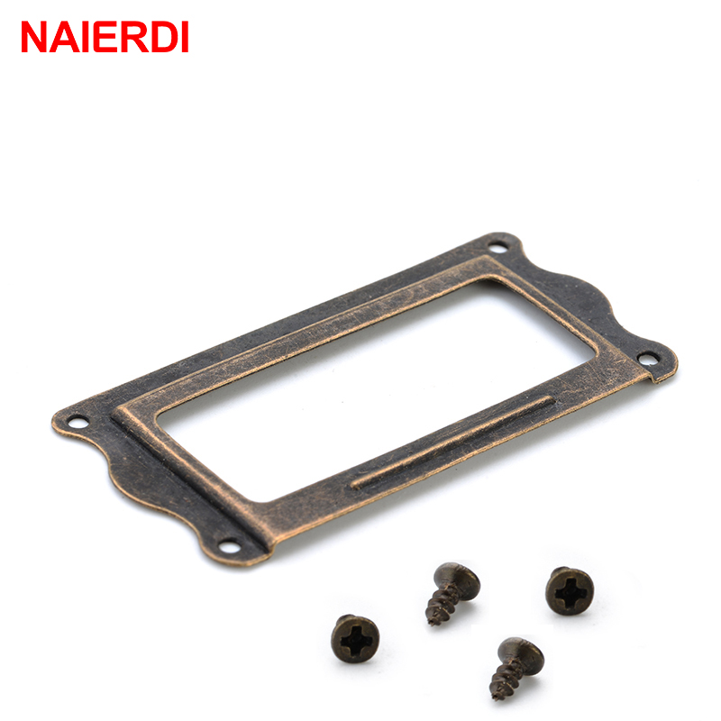 10pcs NAIERDI Antique Brass Ha - огляд і ціна Furniture Hardware Names