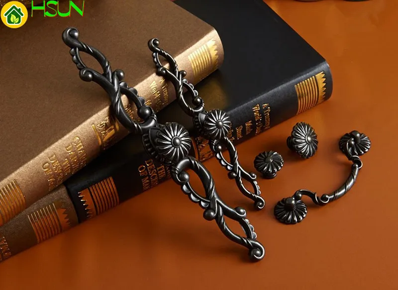 2 pcs Retro Metal Dresser Pull - огляд і ціна Furniture Hardware Drop Pulls