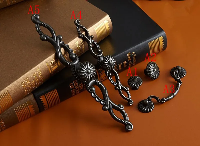 2 pcs Retro Metal Dresser Pull - огляд і ціна Furniture Hardware Drop Pulls