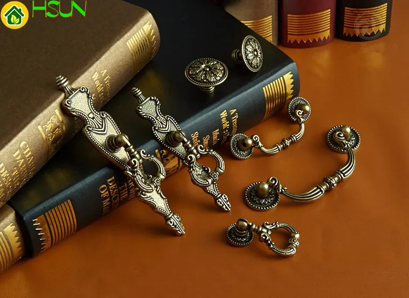 2 pcs 6style Countryside Dress - огляд і ціна Furniture Hardware Drop Pulls