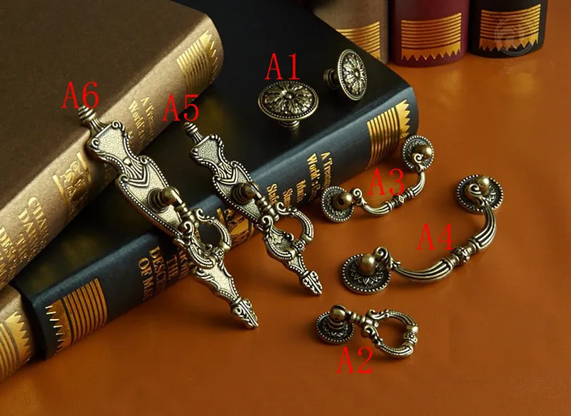 2 pcs 6style Countryside Dress - огляд і ціна Furniture Hardware Drop Pulls