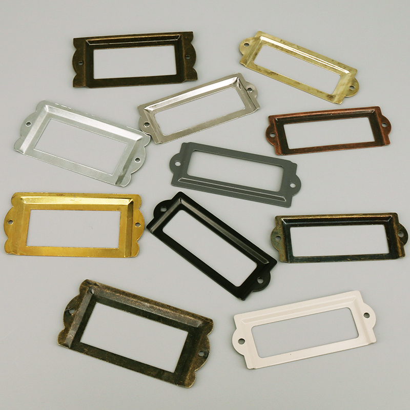 4PCS Antique Iron Tag Label Fr - огляд і ціна Furniture Hardware Names