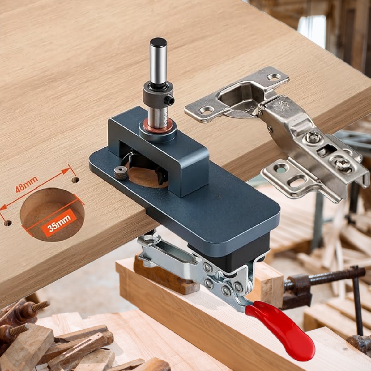 35mm Hinge Jig - Precise Borin - огляд і ціна Furniture Hardware Fitting