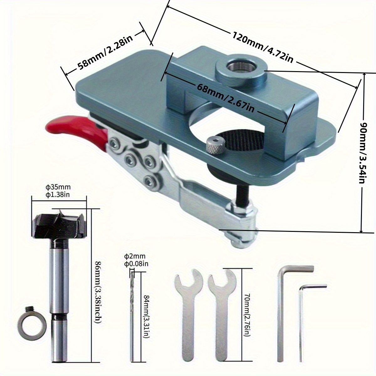 35mm Hinge Jig - Precise Borin - огляд і ціна Furniture Hardware Fitting