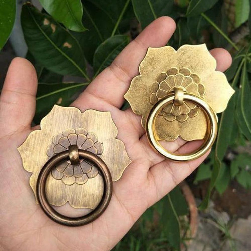 1PC Antique Bronze Brass Drawe - огляд і ціна Furniture Hardware Drop Pulls