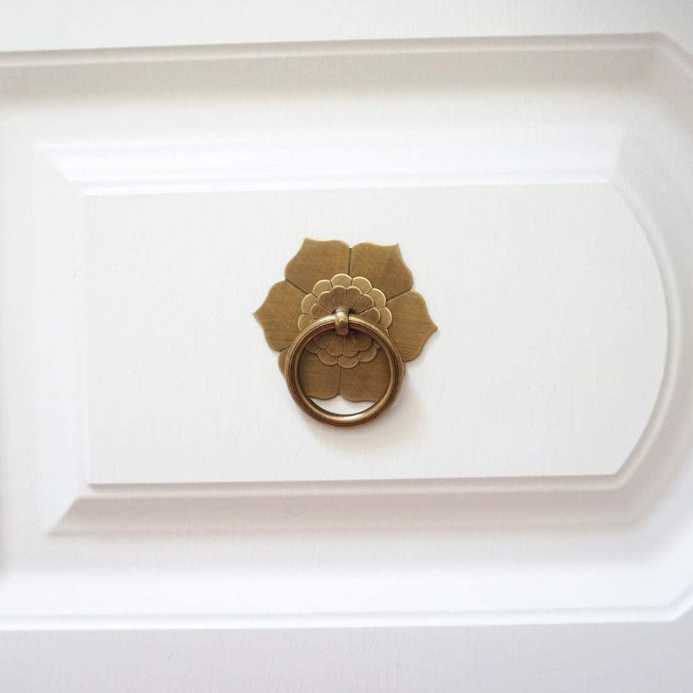1PC Antique Bronze Brass Drawe - огляд і ціна Furniture Hardware Drop Pulls