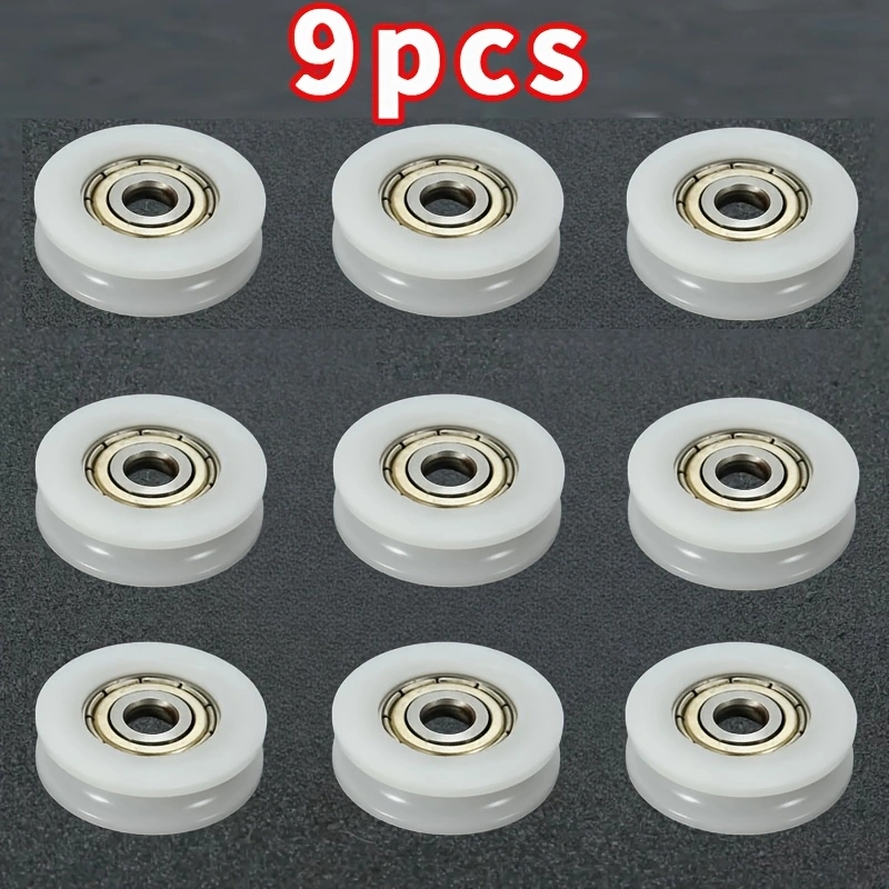 9Pcs U‑Groove Nylon Bearing Ro - огляд і ціна Furniture Hardware Lowes