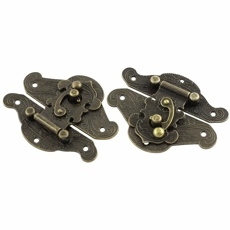 5-20pcs Vintage Metal Hasp Lat - огляд і ціна Furniture Hardware Manufacturer