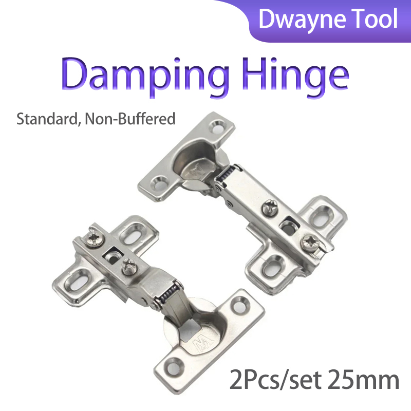 Damper Hinges 2Pcs/Set 25mm, F - огляд і ціна Cabinet Hinge Overlay